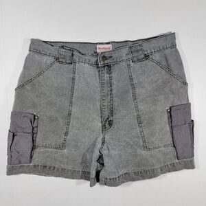 VTG Wear Guard Men's Cargo Shorts Gray Fade Wash‎ Size 40